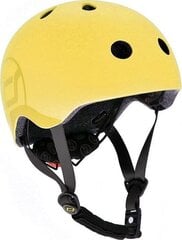 Laste jalgrattakiiver ScootAndRide Lemon, suurus S-M, kollane hind ja info | Kiivrid | kaup24.ee