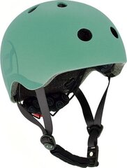 Детский шлем ScootAndRide Forest, размер S-M, зеленый цена и информация | Шлемы | kaup24.ee