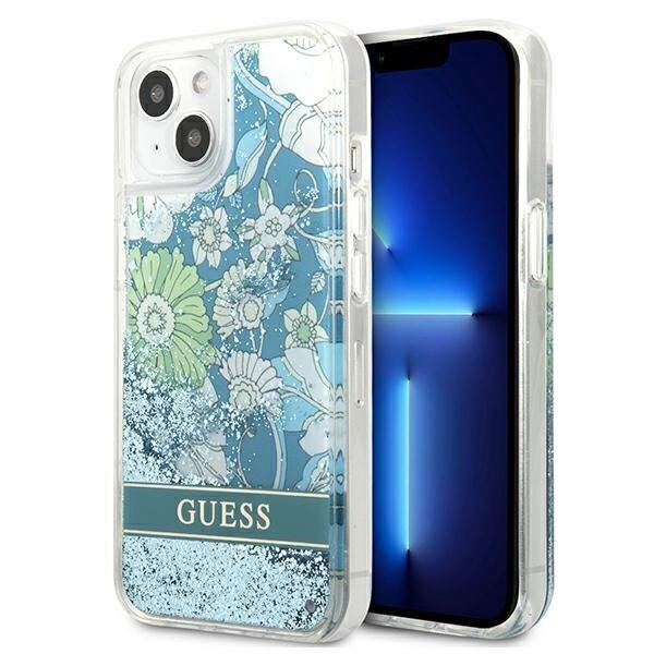 Guess GUHCP13SLFLSN, sobib iPhone 13 mini, roheline hind ja info | Telefoni kaaned, ümbrised | kaup24.ee