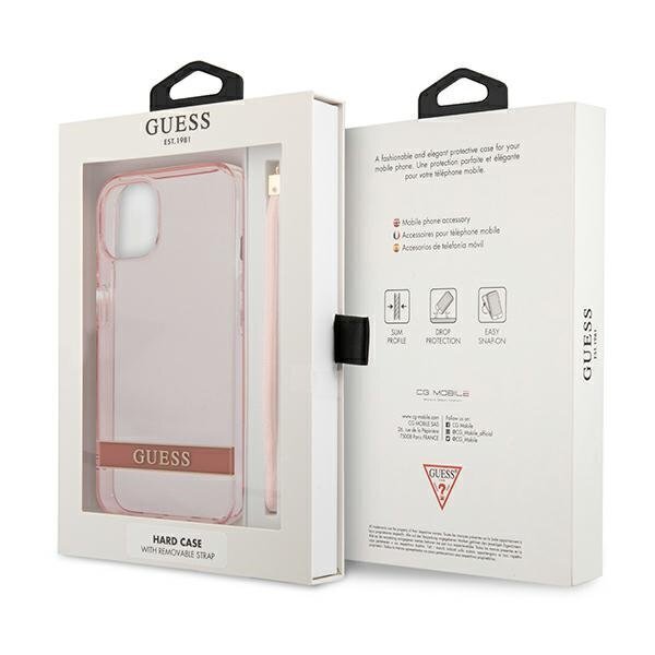 Guess GUHCP13SHTSGSP, sobib iPhone 13 mini, roosa цена и информация | Telefoni kaaned, ümbrised | kaup24.ee