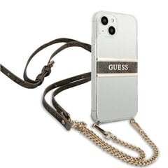Guess GUHCP13SKC4GBGO, sobib iPhone 13 mini, läbipaistev цена и информация | Чехлы для телефонов | kaup24.ee