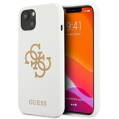 Guess GUHCP13SLS4GGWH для iPhone 13 mini, белый цена и информация | Чехлы для телефонов | kaup24.ee