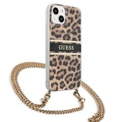 Guess GUHCP13SKBCLE, sobib iPhone 13 mini, pruun цена и информация | Чехлы для телефонов | kaup24.ee