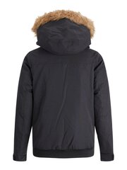 Jack & Jones laste parka 200g 12212442*01, must 5715311134294 hind ja info | Poiste joped | kaup24.ee