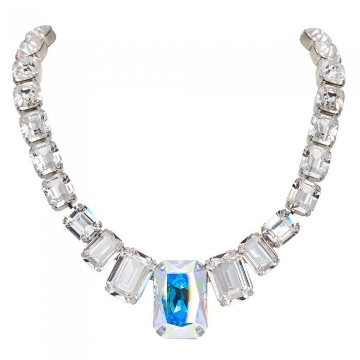 Naiste kaelakee Diamond Sky „Modern“ koos Swarovski kristallidega DS00N092 hind ja info | Kaelakeed | kaup24.ee