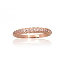 Золотое кольцо "Хрустальный Горизонт VIII" из красного золота 585 пробы 4752263023109 цена и информация | Кольцо | kaup24.ee