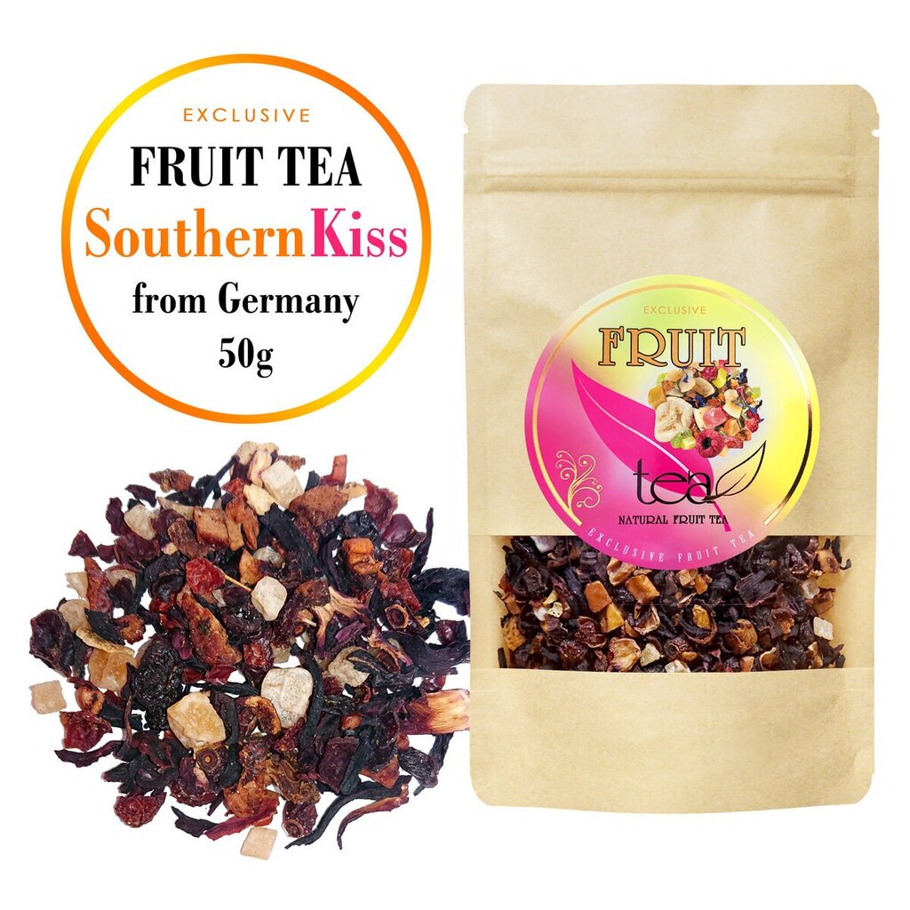 Puuvilja tee LÕUNA SUUDLUS, Fruit tea SOUTHERN Kiss, 50 g цена и информация | Tee | kaup24.ee