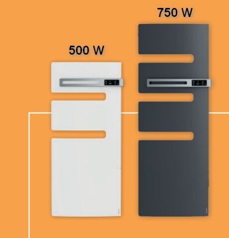 Käterätikuivati ATLANTIC elektriline 1750 W (sõltumatu ventilaatoriga 1000W) SERENIS VENTILO, valge hind ja info | Vannitoa radiaatorid ja käterätikuivatid | kaup24.ee