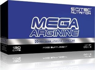 Пищевая добавка Аргинин гидрохлорид Scitec Nutrition MEGA ARGININE, 90 капсул цена и информация | Другие добавки и препараты | kaup24.ee