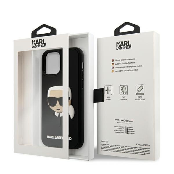 Telefoniümbris Karl Lagerfeld KLHCP12MKH3DBK iPhone 12 /12 Pro 6,1" hind ja info | Telefoni kaaned, ümbrised | kaup24.ee