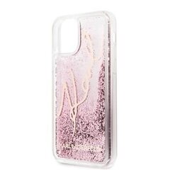 Guess Glitter Signature Cover telefonile Apple iPhone 11 Pro, roosa hind ja info | Telefoni kaaned, ümbrised | kaup24.ee