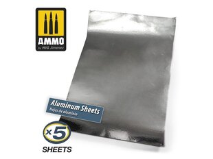 Самоклеящаяся лента AMMO MIG - ALUMINIUM SHEETS AMIG8247, 280x195 мм цена и информация | Принадлежности для рисования, лепки | kaup24.ee