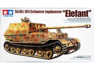 Сборная пластиковая модель Tamiya - Sd.Kfz.184 Schwerer Jagdpanzer Elefant, 1/35, 35325 цена и информация | Конструкторы и кубики | kaup24.ee