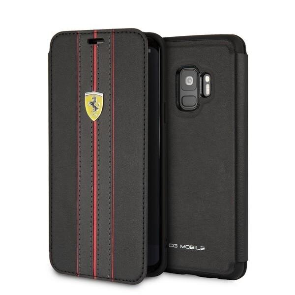 Ferrari Book FESURFLBKTS9BKR S9 G960 czarny/black Urban цена и информация | Telefoni kaaned, ümbrised | kaup24.ee