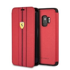 Ferrari Book FESURFLBKTS9REB S9 G960 czerwony/red Urban цена и информация | Чехлы для телефонов | kaup24.ee