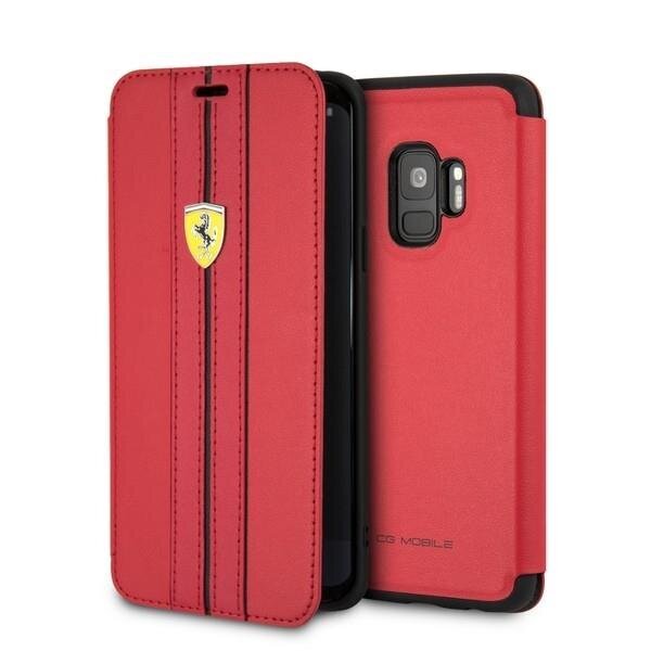 Ferrari Book FESURFLBKTS9REB S9 G960 czerwony/red Urban цена и информация | Telefoni kaaned, ümbrised | kaup24.ee