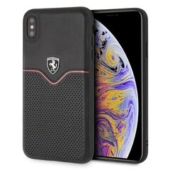 Чехол Ferrari Hardcase FEOVEHCI65BK для iPhone Xs Max Off Track Victory, черный цена и информация | Чехлы для телефонов | kaup24.ee