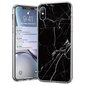 Wozinsky Marble TPU case cover for Samsung Galaxy A40 black (Black) hind ja info | Telefoni kaaned, ümbrised | kaup24.ee