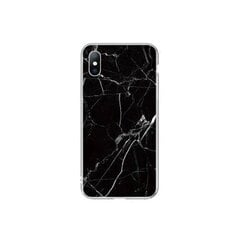 Wozinsky Marble TPU case cover for Samsung Galaxy A40 black (Black) цена и информация | Чехлы для телефонов | kaup24.ee