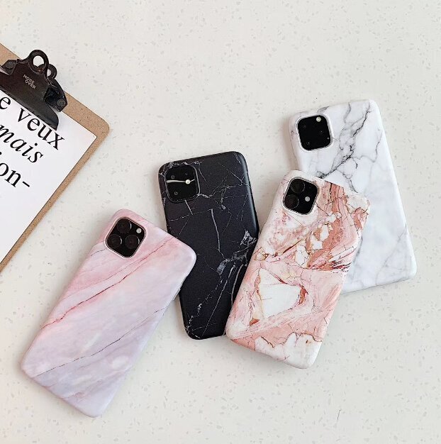 Wozinsky Marble TPU case cover for Samsung Galaxy A40 black (Black) hind ja info | Telefoni kaaned, ümbrised | kaup24.ee