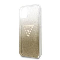 Guess Solid Glitter Cover telefonile Apple iPhone 11, kuldne hind ja info | Telefoni kaaned, ümbrised | kaup24.ee