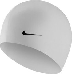 Шапочка для плавания Nike Os Solid WM 93060-100, белая цена и информация | Шапочки для плавания | kaup24.ee