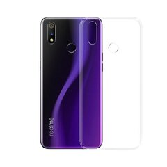 Ultra Clear 0.5mm Case Gel TPU Cover for Realme 3 Pro transparent цена и информация | Чехлы для телефонов | kaup24.ee