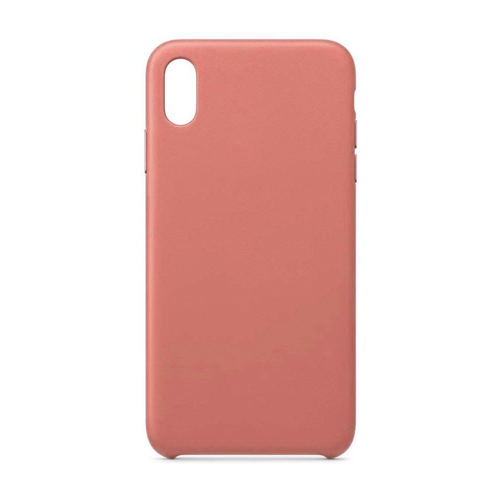 ECO Leather case cover for iPhone XS / iPhone X pink (Pink) hind ja info | Telefoni kaaned, ümbrised | kaup24.ee