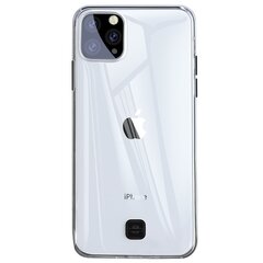 Baseus Transparent Key Phone Case For iP11 Pro Max 6.5inchTransparent Black (WIAPIPH65S-QA01) (Transparent) цена и информация | Чехлы для телефонов | kaup24.ee