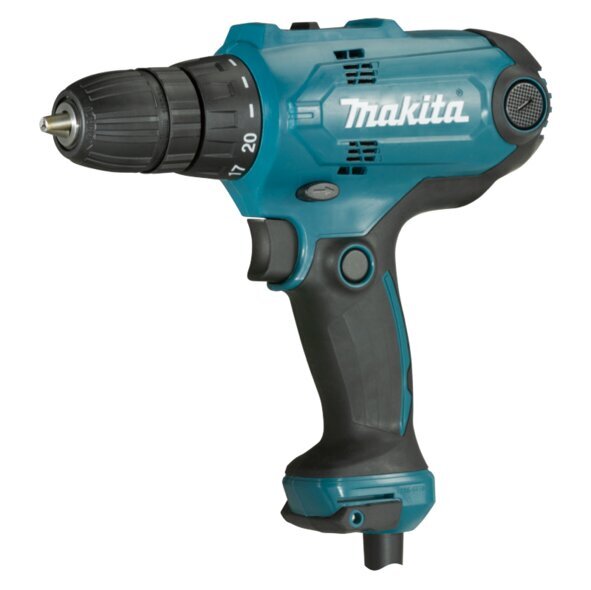 Makita DF0300 drill 1500 RPM Keyless 1.2 kg Black, Blue hind ja info | Akutrellid, kruvikeerajad | kaup24.ee