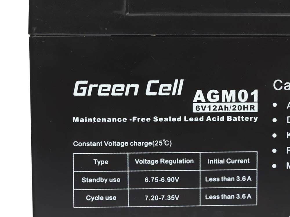 Green Cell AGM01 hind ja info | Puhvertoiteallikad (UPS) | kaup24.ee