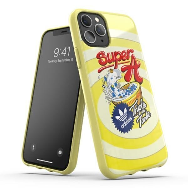 Adidas Molded Case BODEGA iPhone 11 Pro yellow / yellow 36343 цена и информация | Telefoni kaaned, ümbrised | kaup24.ee