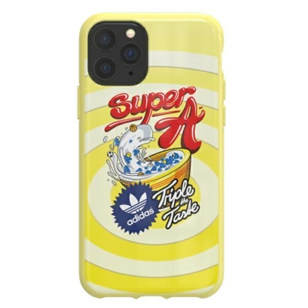 Adidas Molded Case BODEGA iPhone 11 Pro yellow / yellow 36343 цена и информация | Telefoni kaaned, ümbrised | kaup24.ee