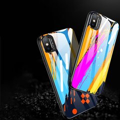 Чехол Hurtel Color Glass для iPhone XS / iPhone X, разноцветный цена и информация | Чехлы для телефонов | kaup24.ee