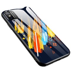 Чехол Hurtel Color Glass для iPhone XS / iPhone X, разноцветный цена и информация | Чехлы для телефонов | kaup24.ee