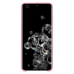 Silicone Case Soft Flexible Rubber Cover for Samsung Galaxy S20 Ultra pink (Pink) цена и информация | Чехлы для телефонов | kaup24.ee