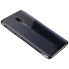 Clear Color Case Gel TPU Electroplating frame Cover for Xiaomi Redmi 8A black (Black) цена и информация | Чехлы для телефонов | kaup24.ee
