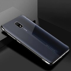 Clear Color Case Gel TPU Electroplating frame Cover for Xiaomi Redmi 8A black (Black) hind ja info | Telefoni kaaned, ümbrised | kaup24.ee