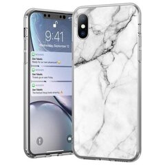 Чехол Wozinsky Marble TPU для Xiaomi Mi 10 Lite, белый цена и информация | Чехлы для телефонов | kaup24.ee