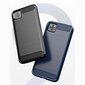 Carbon Case Flexible Cover TPU Case for Huawei Y5p black (Black) hind ja info | Telefoni kaaned, ümbrised | kaup24.ee