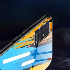 Color Glass Case Durable Cover with Tempered Glass Back and camera cover Samsung Galaxy A71 pattern 1 (Multicolour) цена и информация | Чехлы для телефонов | kaup24.ee