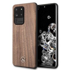 Mercedes MEHCS69VWOLB S20 Ultra G988 hard case brązowy/brown Wood Line Walnut hind ja info | Mercedes Mobiiltelefonid, foto-, videokaamerad | kaup24.ee