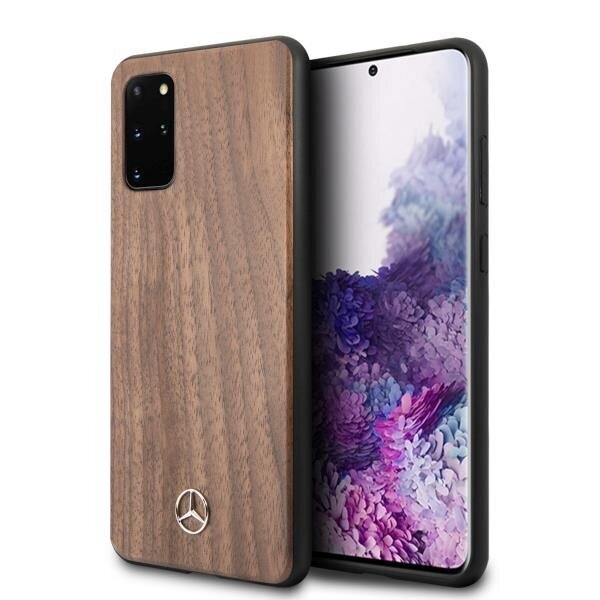 Mercedes MEHCS67VWOLB S20+ G985 hard case brązowy/brown Wood Line Walnut цена и информация | Telefoni kaaned, ümbrised | kaup24.ee