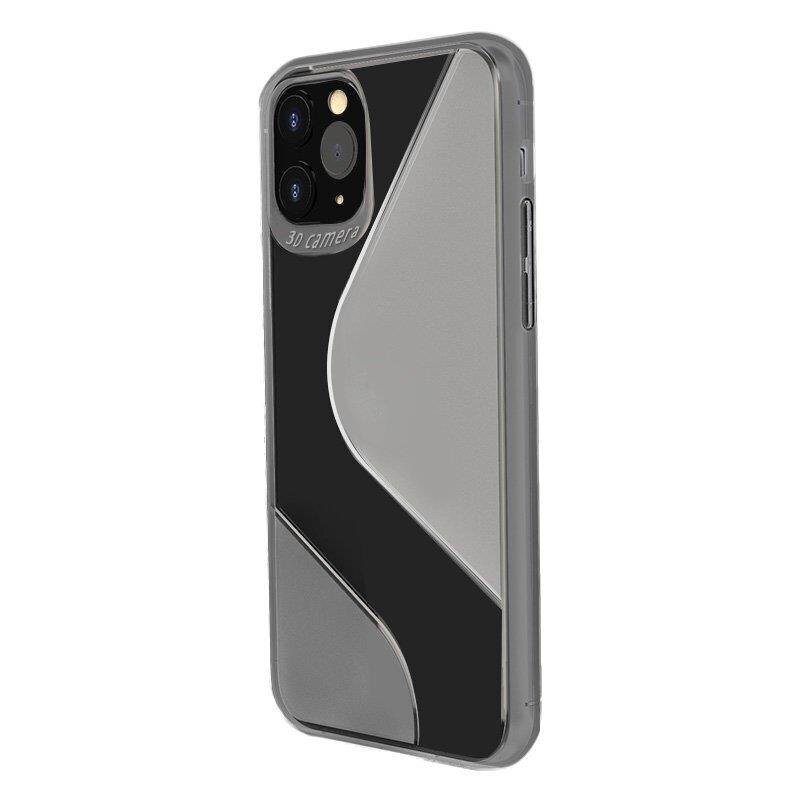 S-Case Flexible Cover TPU Case for Huawei P40 Lite E black (Black) цена и информация | Telefoni kaaned, ümbrised | kaup24.ee