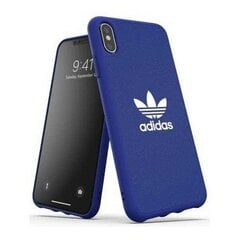 Чехол Adidas Molded Case Canvas для iPhone Xs Max, синий 34960 цена и информация | Adidas Мобильные телефоны, Фото и Видео | kaup24.ee