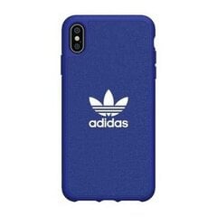 Чехол Adidas Molded Case Canvas для iPhone Xs Max, синий 34960 цена и информация | Чехлы для телефонов | kaup24.ee