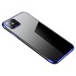 Clear Color Case Gel TPU Electroplating frame Cover for iPhone 12 Pro Max blue (Light blue || Niebieski) hind ja info | Telefoni kaaned, ümbrised | kaup24.ee
