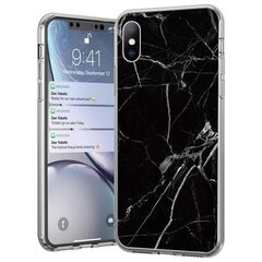 Wozinsky Marble TPU case cover for iPhone 12 Pro Max black (Black) hind ja info | Telefoni kaaned, ümbrised | kaup24.ee