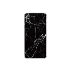 Wozinsky Marble TPU case cover for iPhone 12 Pro Max black (Black) hind ja info | Telefoni kaaned, ümbrised | kaup24.ee