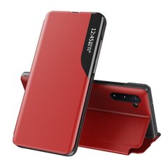 Eco Leather View Case elegant bookcase type case with kickstand for Samsung Galaxy Note 10 red (Red) hind ja info | Telefoni kaaned, ümbrised | kaup24.ee